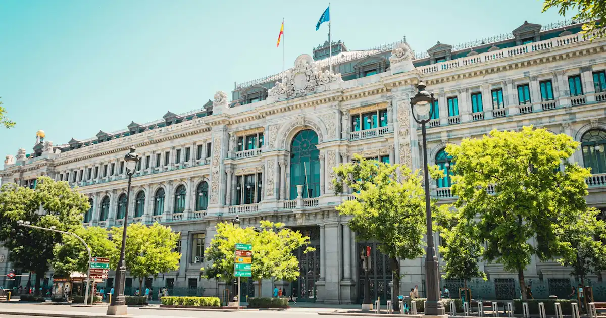 Bank of Spain, Calle Alcalá, Madrid, España